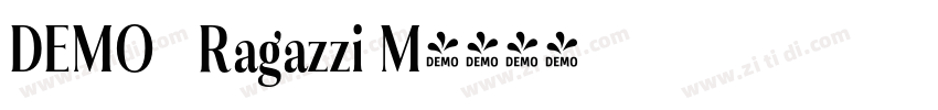 DEMO   Ragazzi M字体转换